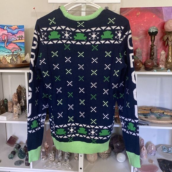 STAR WARS mandolorian GROGU baby Yoda Christmas sweater small by GeekNet - Picture 4 of 4